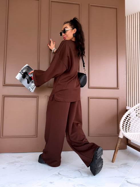 large size set "MANHATTAN" - CHOCO